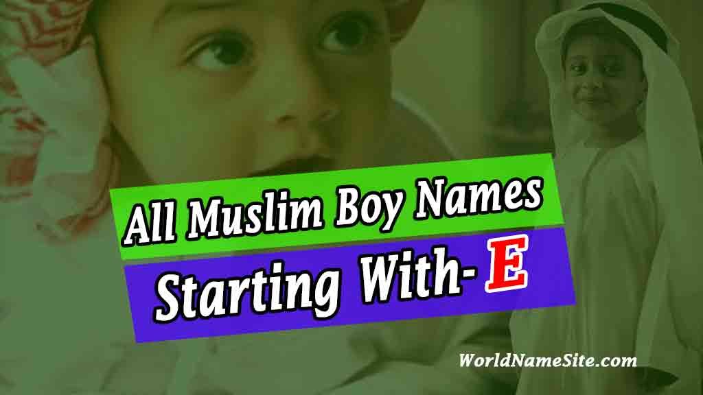 Islamic Names For Boys